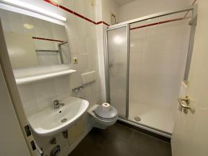 Koupelna v ubytování Apartmenthaus Home24