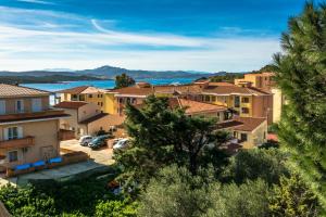 a view of a small town with houses at Sardinia-Holiday La casa delle Pavoncelle in La Maddalena