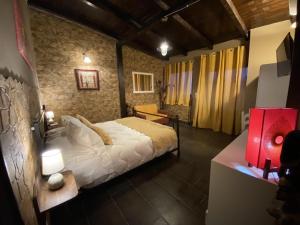 Cama o camas de una habitación en Villa Conti