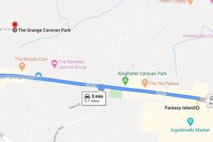 a map of the greater cranberry canyon park at Great Deals at The Grange, Ingoldmells in Skegness