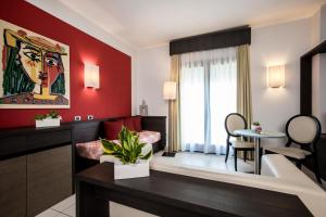 Posezení v ubytování Lu' Hotel Carbonia