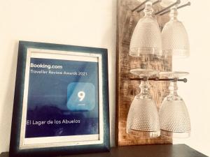 Certifikát, hodnocení, plakát nebo jiný dokument vystavený v ubytování El Lagar de los Abuelos