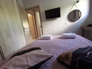 Postel nebo postele na pokoji v ubytování Ca' del mare 35m2