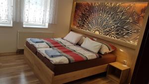 Katil atau katil-katil dalam bilik di Hotel Gól Prostějov
