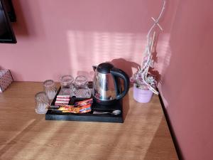 Kemudahan buat kopi dan teh di Hotel Gól Prostějov
