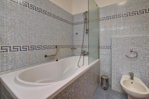 Koupelna v ubytování Hotel La Passionaria