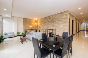 Posezení v ubytování Blok M Residence