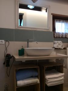 Koupelna v ubytování Giuliva B&B