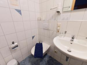 Koupelna v ubytování BodenSEE Gästehaus Tettnang ALBERGO