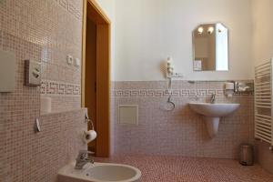 Koupelna v ubytování Hotel La Passionaria