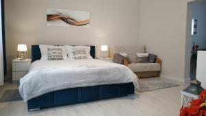 Posteľ alebo postele v izbe v ubytovaní Apartamenty gościnne na szlaku