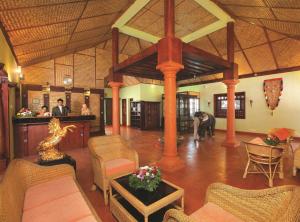Posezení v ubytování Eco Garden Resort & Heritage Cheruthuruthy Thrissur