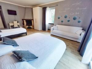 Posteľ alebo postele v izbe v ubytovaní Le Giare B&B