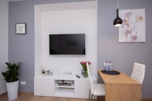 A television and/or entertainment center at Apartamenty AP 10