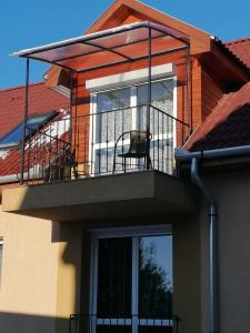 Balkón alebo terasa v ubytovaní Zita Apartman