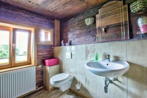 Koupelna v ubytování Chalet Rastenhof - Urlaub auf dem Bauernhof in Österreich + 20 fotografií