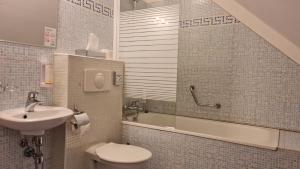 Koupelna v ubytování Hotel La Passionaria