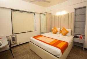Postel nebo postele na pokoji v ubytování Hotel Samraj