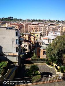 a view of a city with buildings at Domus Getsemani in Rome