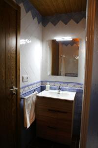 Koupelna v ubytování Casa Rural Mas dels Fumeros