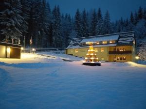 Pension Berghof v zimě