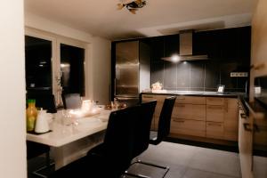 Η κουζίνα ή μικρή κουζίνα στο Monteurzimmer Pavan M1-KEINE Ferienwohnung