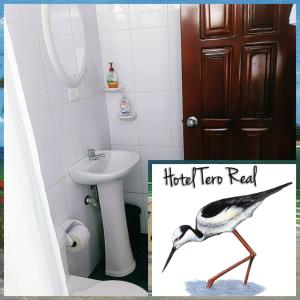 Vannituba majutusasutuses HOSTAL TERO REAL