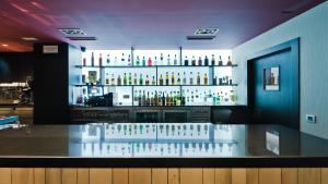 The lounge or bar area at Hotel Las Casas de Pandreula