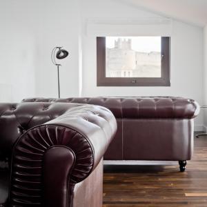 A seating area at Hotel Las Casas de Pandreula