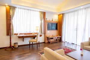 TV o dispositivi per l'intrattenimento presso Mountain Glory Forest Resort