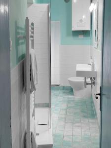 A bathroom at Il Nido del Canterino