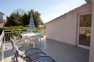 Balkón nebo terasa v ubytování Apartments Katarina B