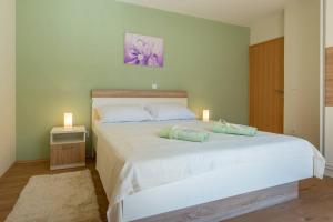 Postel nebo postele na pokoji v ubytování Apartment Magnolia