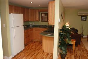 Кухня или кухненски бокс в Auberge Bay Wind Suites