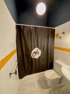 Koupelna v ubytování JOY Setas Coworking