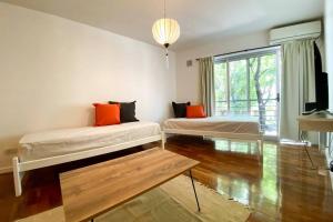 Un pat sau paturi într-o cameră la Exclusivo Loft En Recoleta Zona Clinicas Y Avenidas