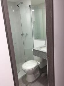 Phòng tắm tại Aparta Estudio 58