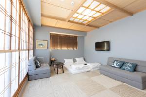 Posezení v ubytování 灯光旅館 Light hotel