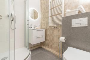 Kúpeľňa v ubytovaní Apartment Awanport Gdynia Żeromskiego by Noclegi Renters