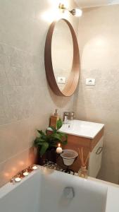 Ванная комната в Apartament Valmar