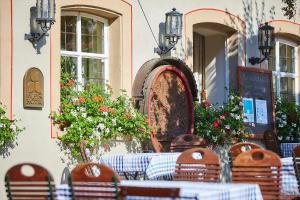 Posezení v ubytování Flair Hotel zum Storchen