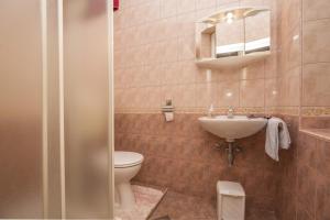 Koupelna v ubytování Rooms Anđela