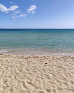 une plage de sable avec l'océan en arrière-plan dans l'établissement Agua Residence, à Noto