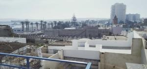 a view of a city from the roof of a building at Dar Warda in Bizerte