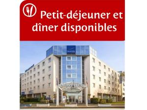 un hôtel avec les mots petit devoir et gouter pour le dîner dans l'établissement Novotel Nantes Centre Bord de Loire, à Nantes