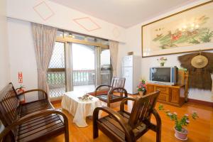 TV a/nebo společenská místnost v ubytování Yilan Xiang Feng Homestay
