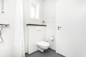 Vonios kambarys apgyvendinimo įstaigoje Hvammból Guesthouse