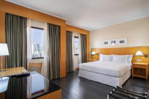 Cama ou camas em um quarto em INNSiDE by Meliá São Paulo ITAIM