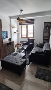 Uma área de estar em Zlatar Apartman br 16