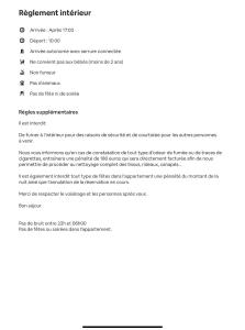 une capture d’écran d’un document contenant les exigences relatives à un inventaire de remplacement; dans l'établissement T2 centre-ville place d'Armes Clim-Wifi, à Toulon